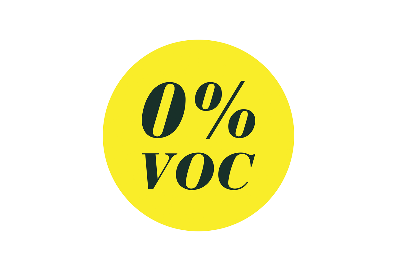 0% flygtige organiske forbindelser
